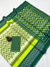 MG 493 Gold Jari Plain Linen Printed Sarees Wholesale Market In Surat
